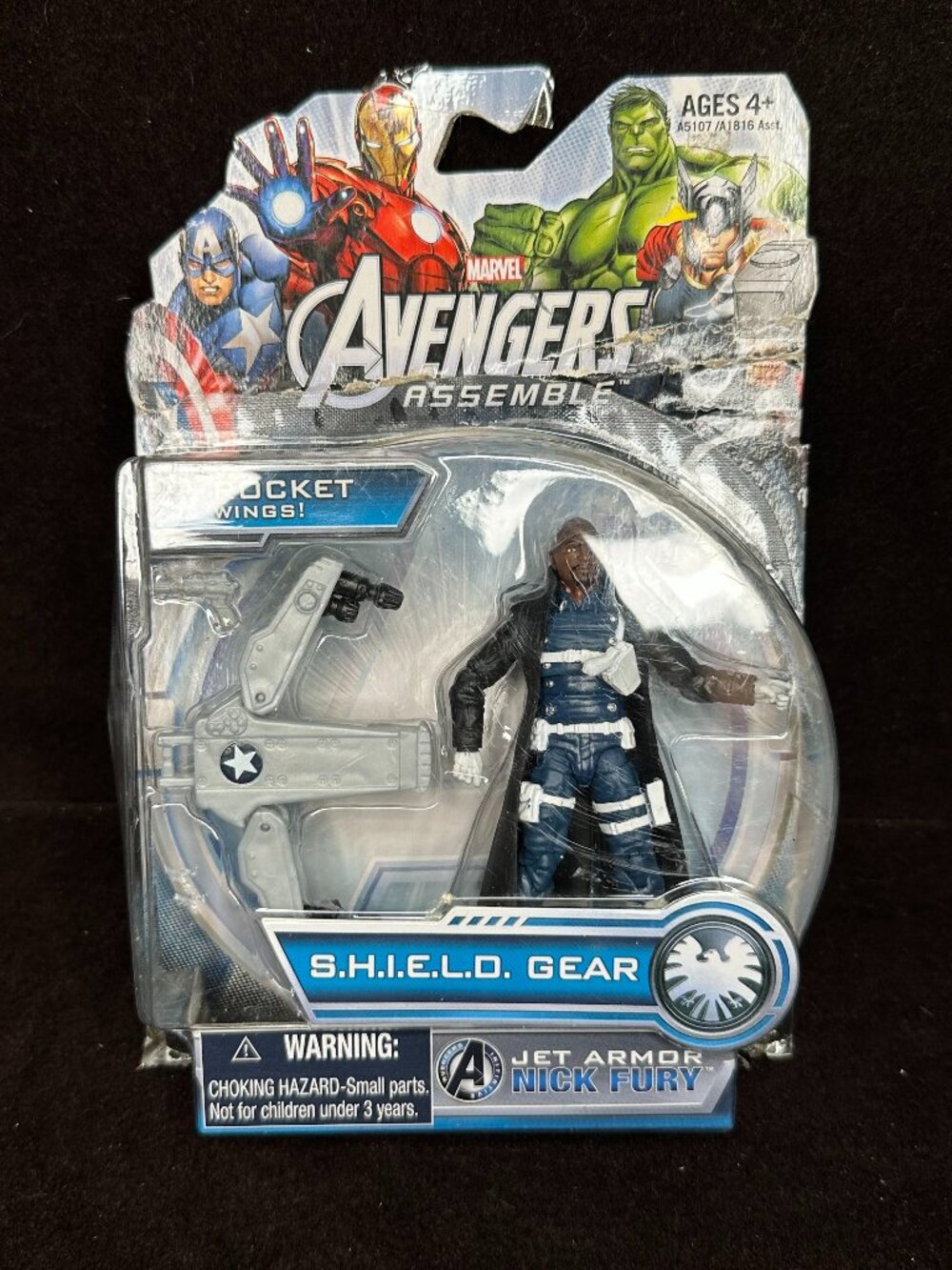 Marvel Avengers Assemble Jet Armor Nick Fury 3.75" Action Figure NIB